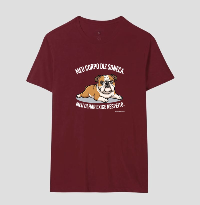 CAMISETA BULLDOGUE INGLÊS OLHAR - Imagem 18