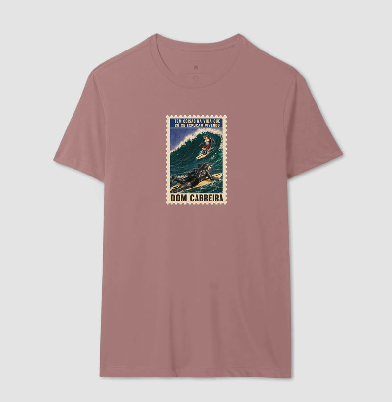 Camiseta Selo Vivendo a Vida do Surfe (masculina) - Imagem 11