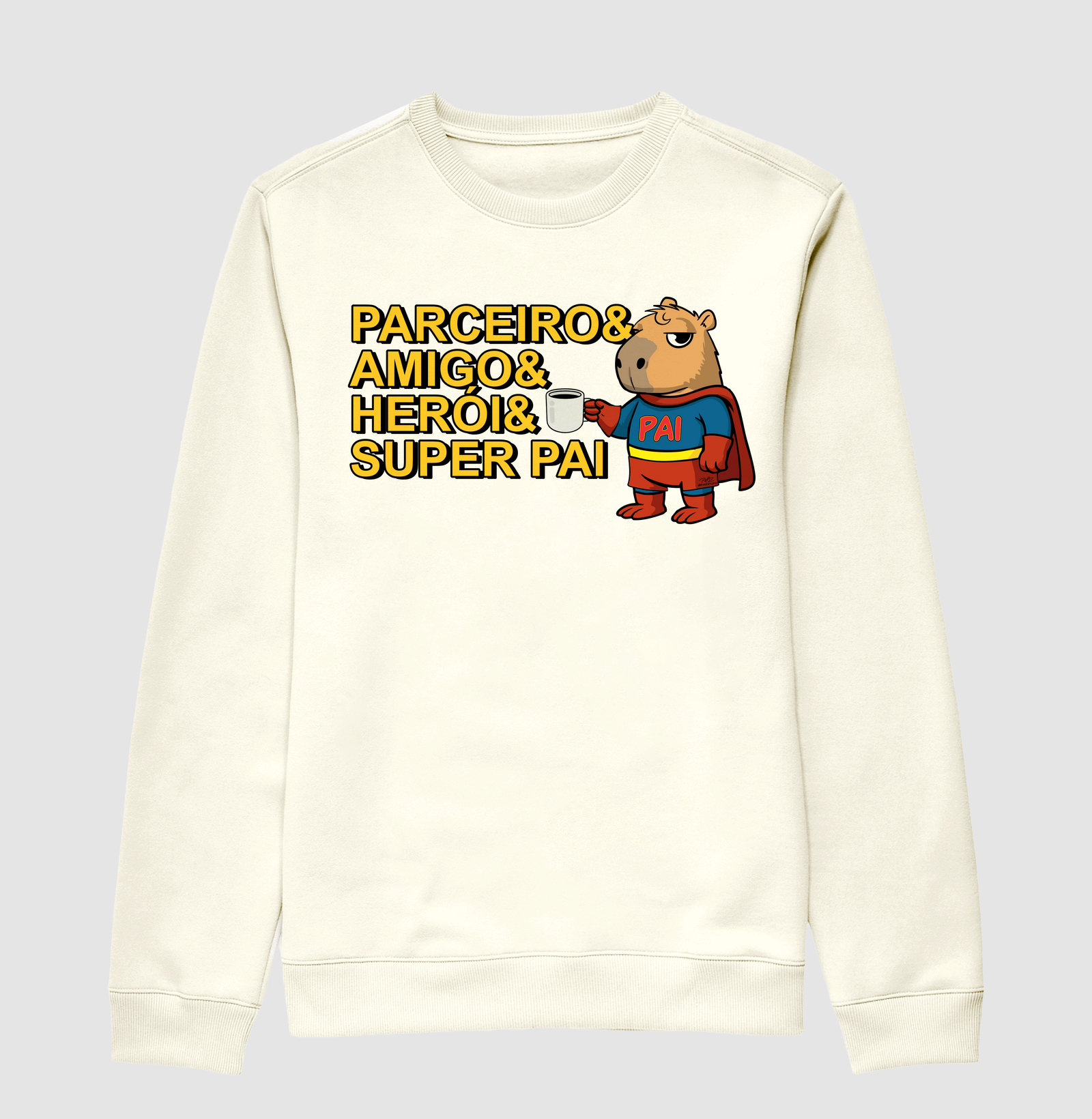 Camiseta Capivara Pai Super - Imagem 2