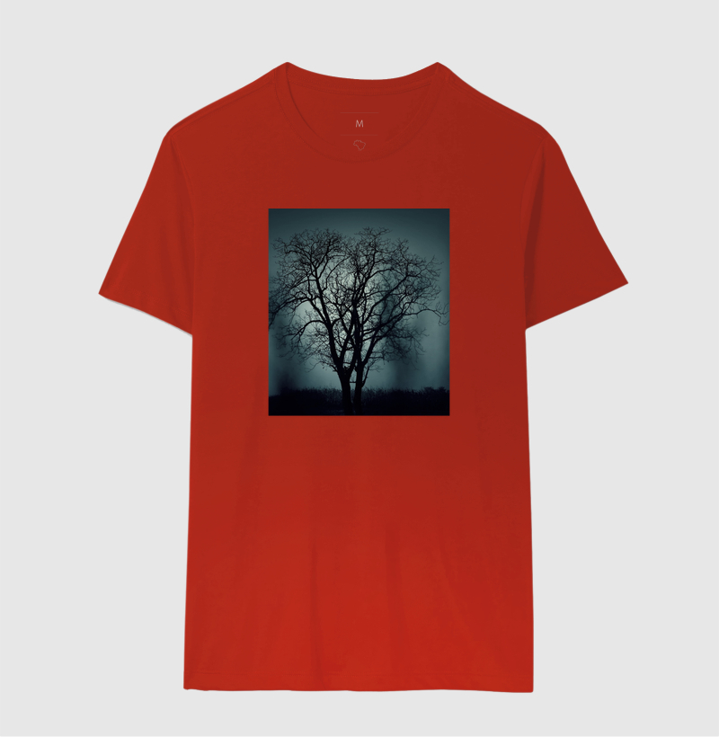 O Invisível que Sustenta | Camiseta Árvore na Névoa - Imagem 6