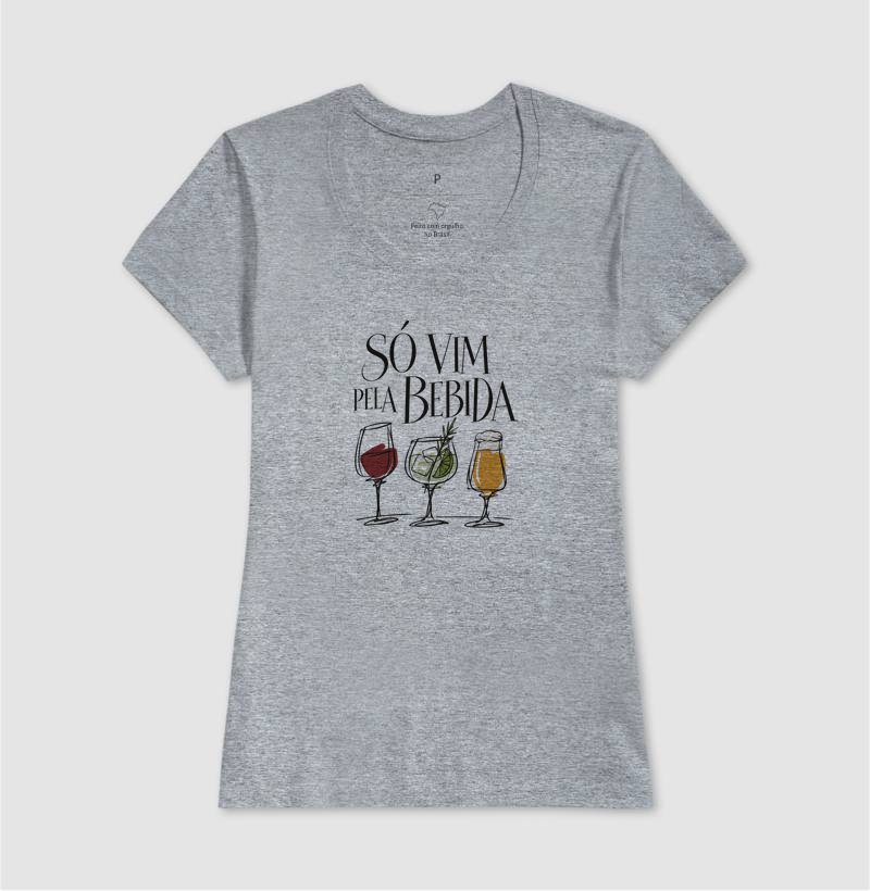 Só vim pela bebida - feminino - Imagem 12
