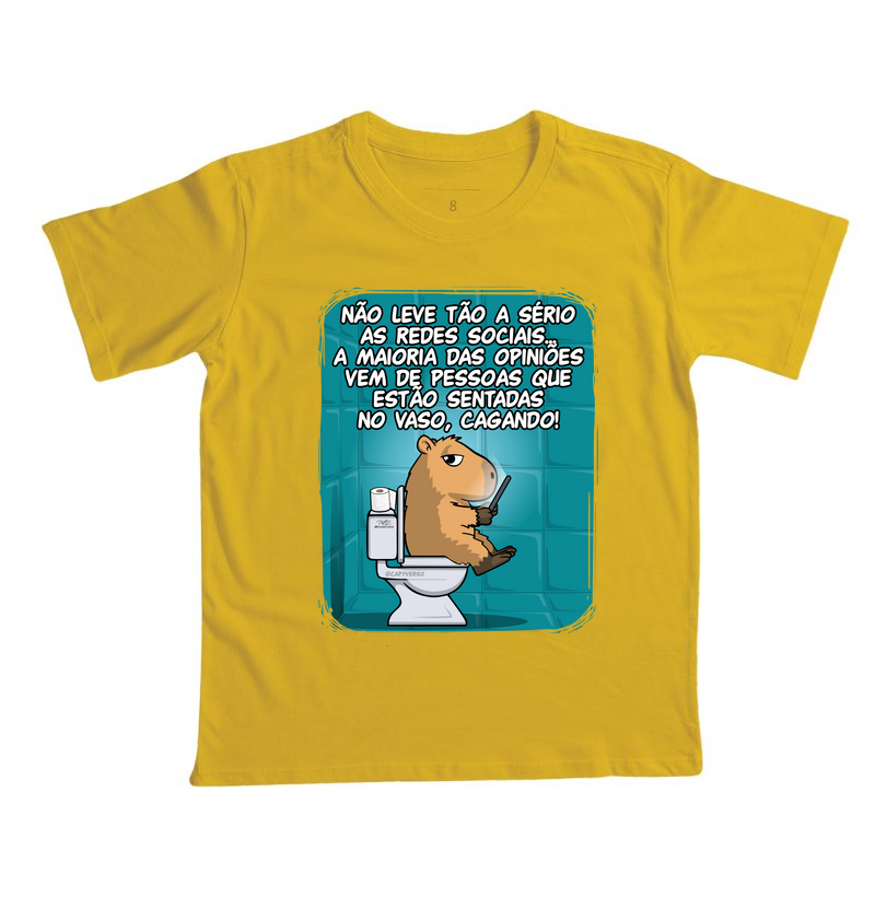Camiseta Capivara Banheiro - Imagem 6