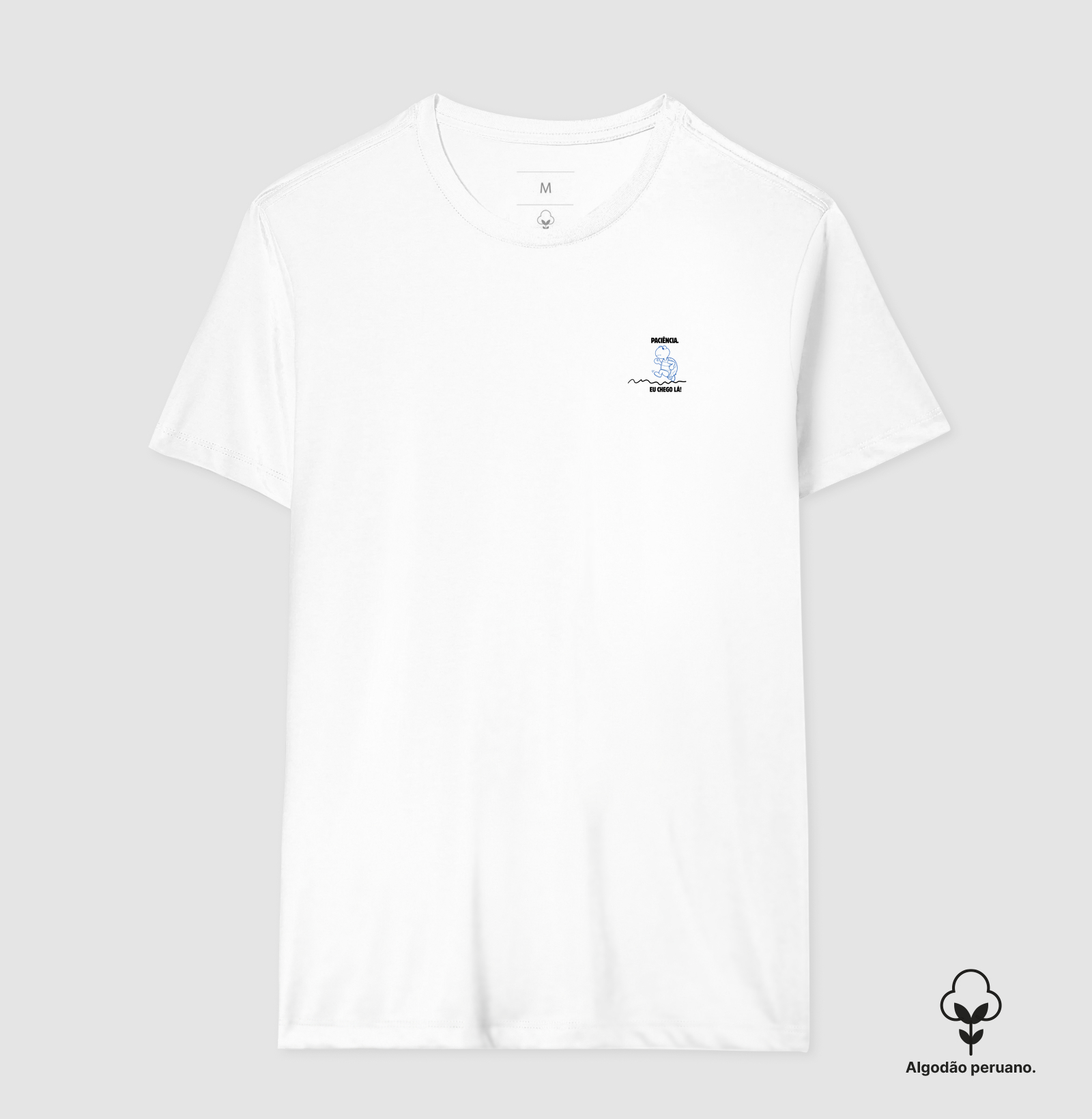 Camiseta Algodão Peruano Paciência, eu chego lá! - Imagem 5