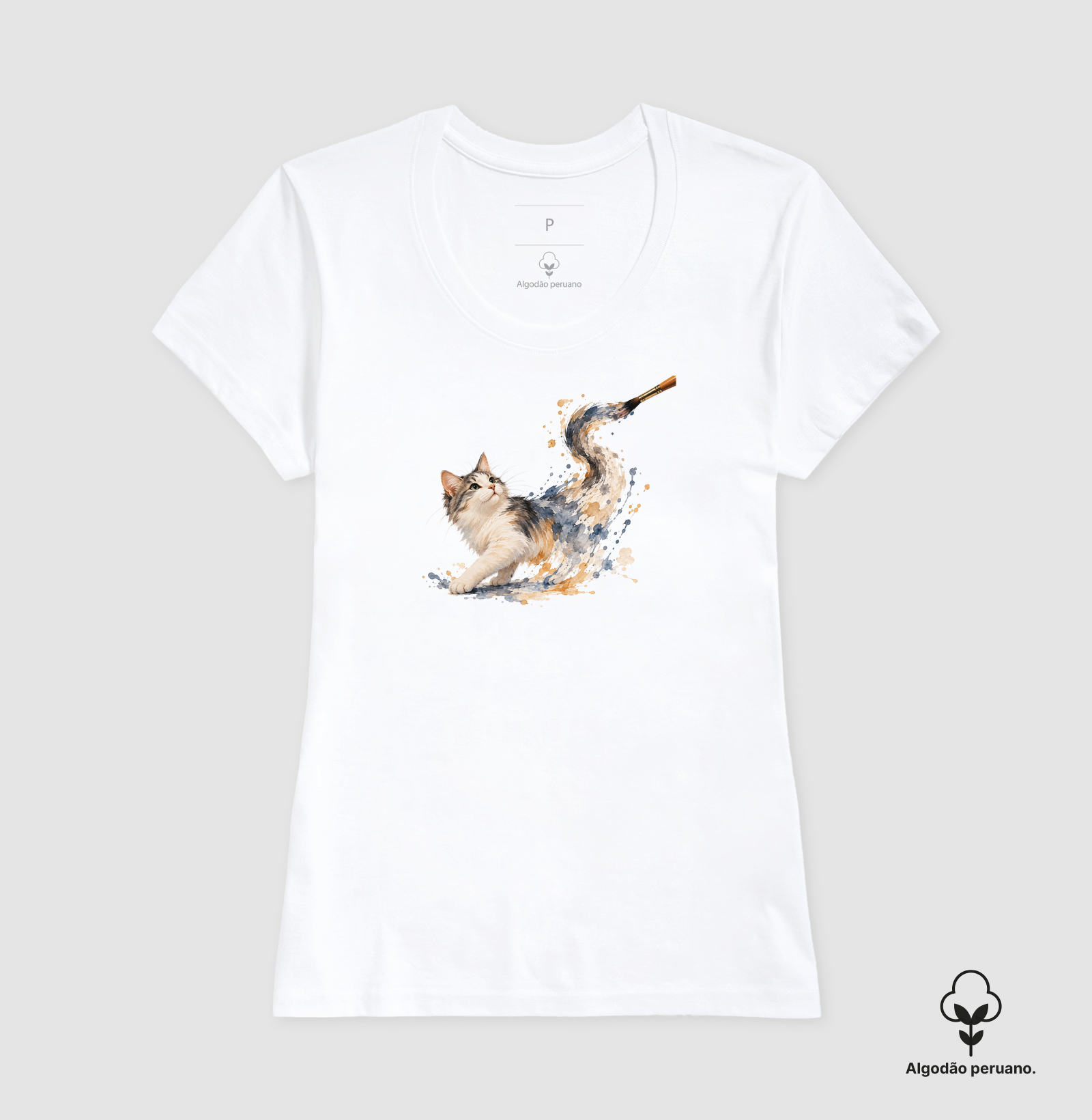 Gato em Aquarela - Imagem 4