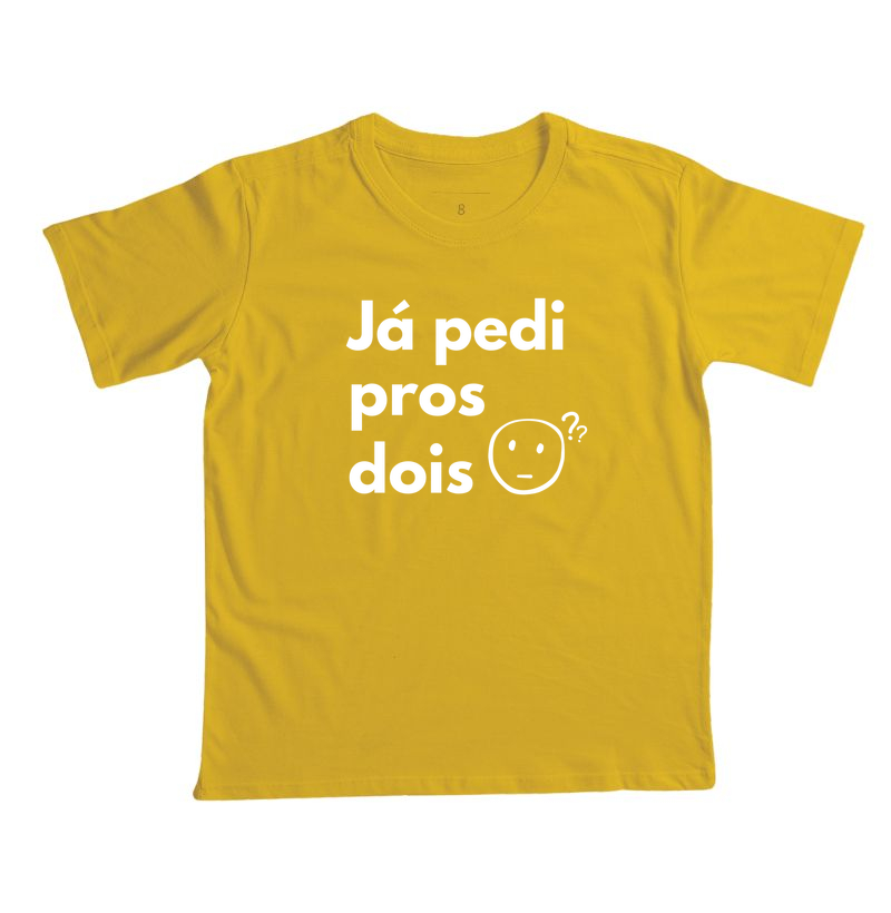 Camiseta Infantil Já pedi pros dois - Imagem 6