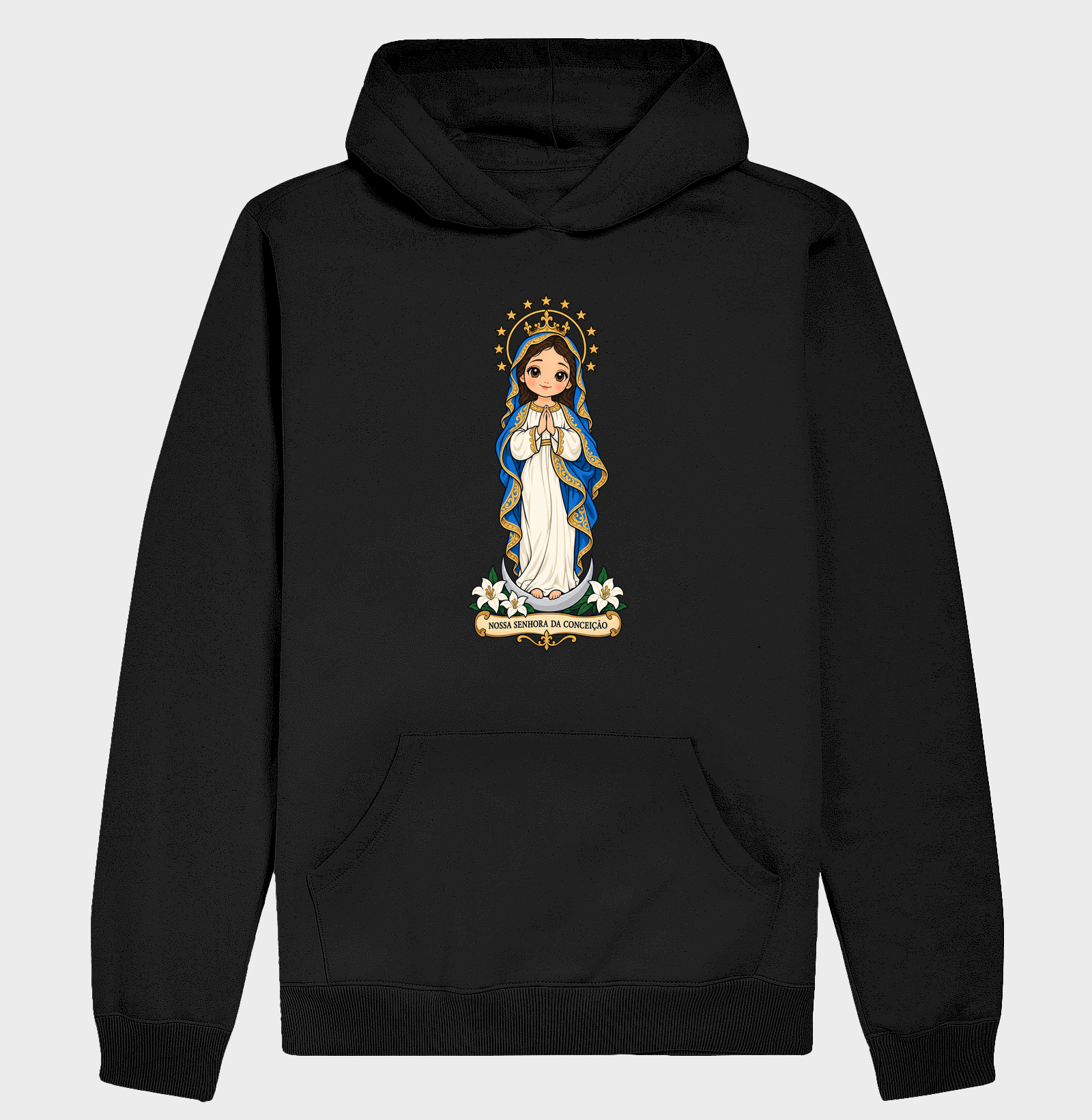 Nossa Senhora da Conceição estilo chibi - Imagem 2