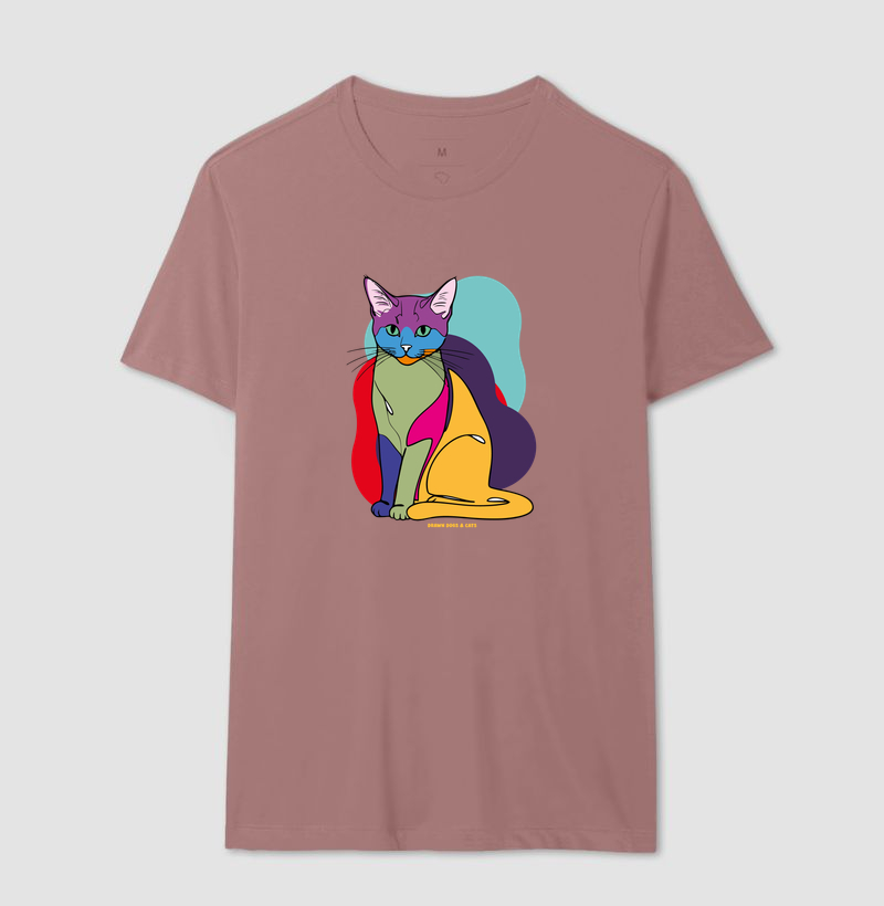 Gato e fundo coloridos - Imagem 17