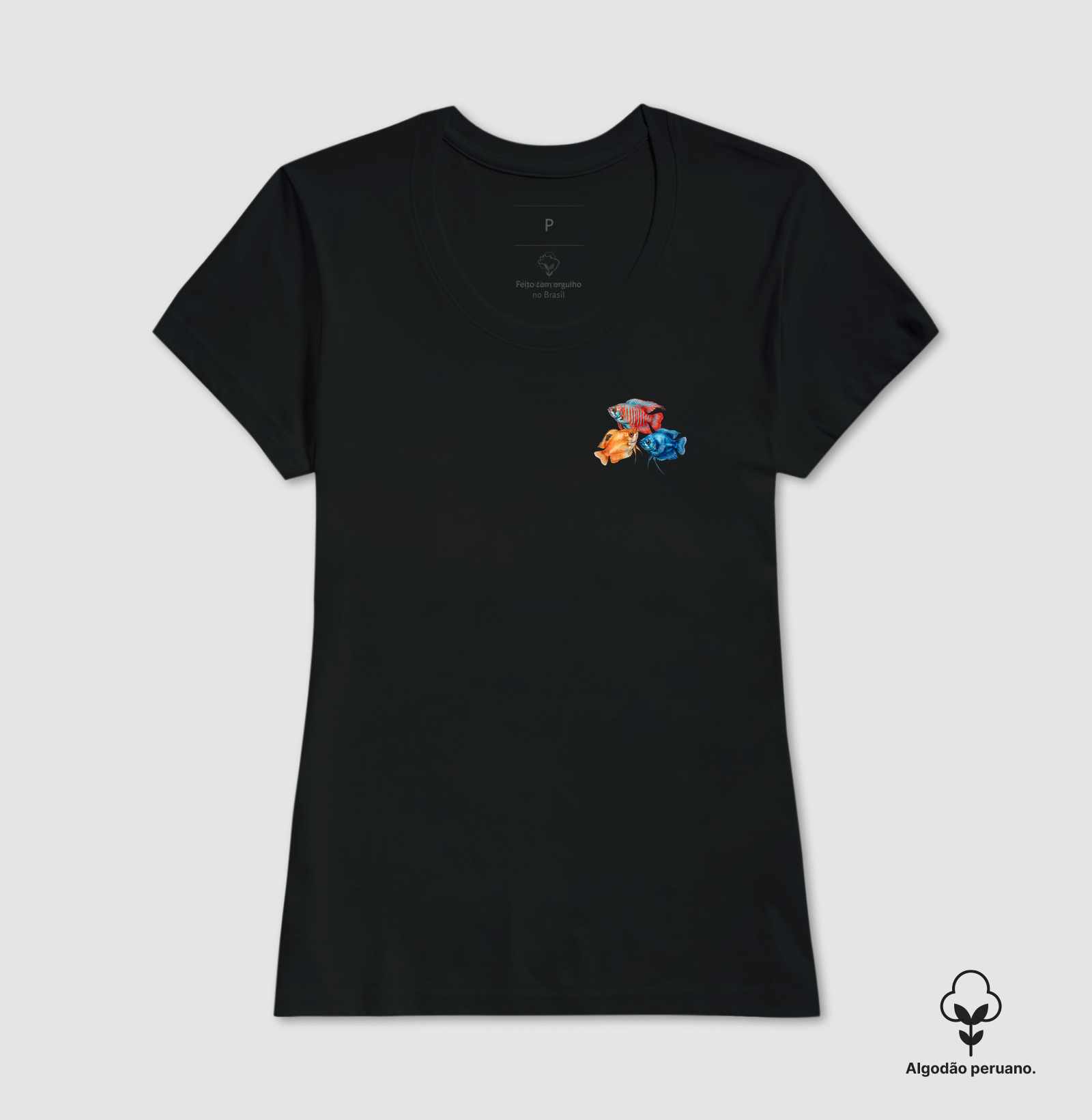 Peixes - Mini - Colisas - Algodão Peruano - Imagem 4
