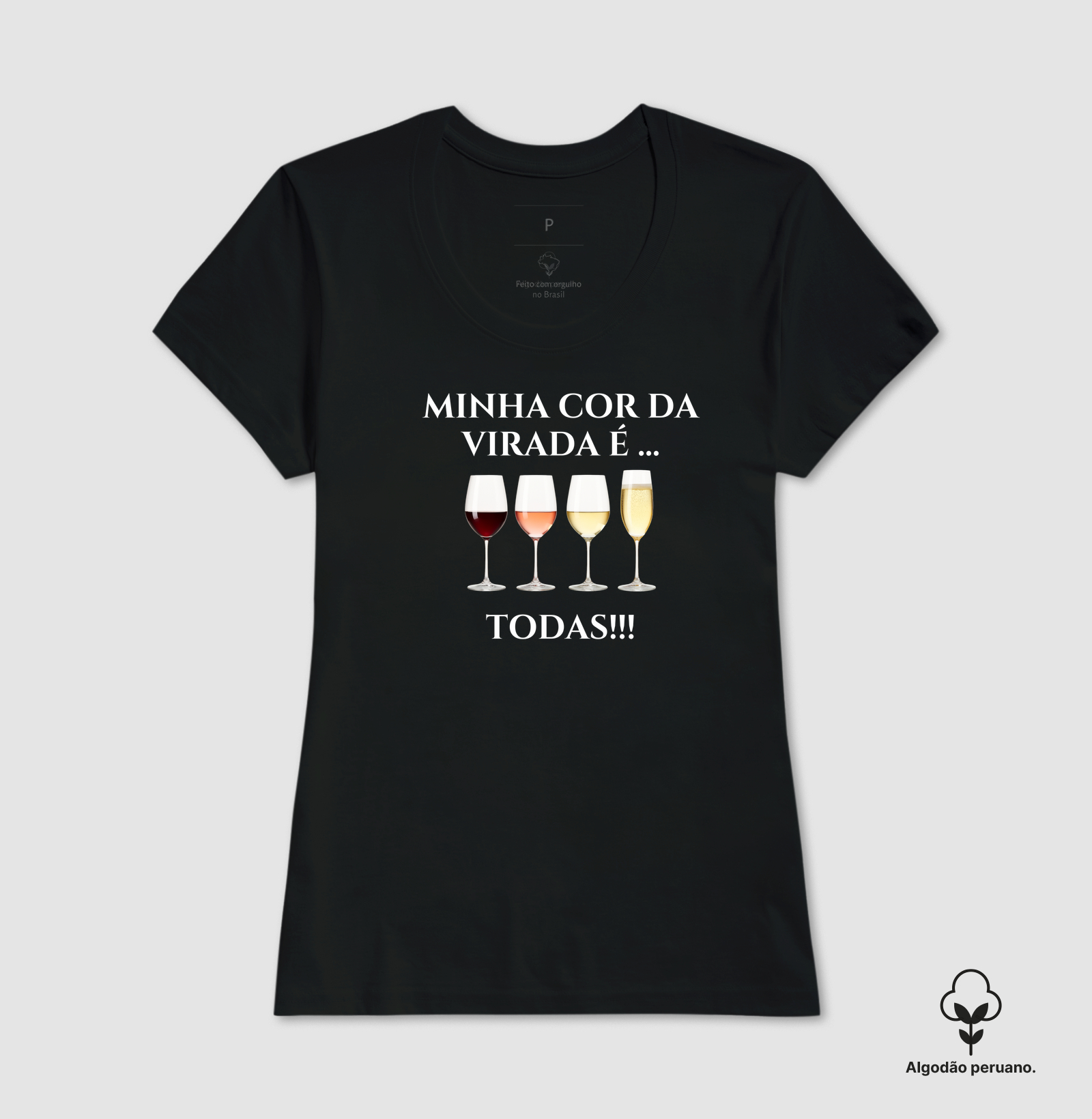  Camiseta Minha Cor da Virada É - Imagem 7