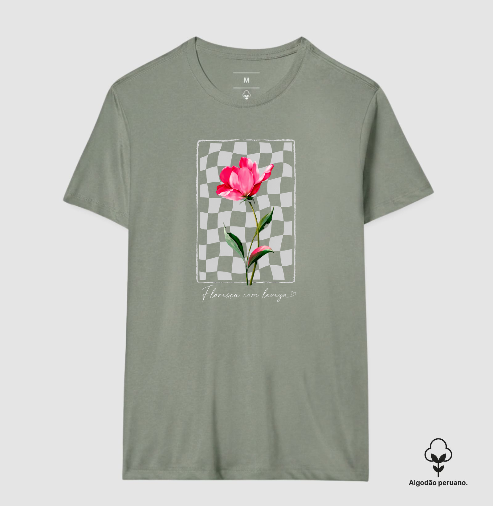 Camiseta Floresça com Leveza - Imagem 2