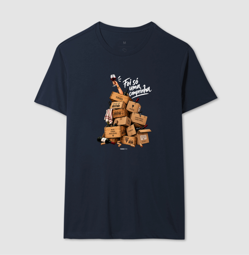 Camiseta “Mais Vinho Por Favor” – Wine Lifestyle Premium - Imagem 6