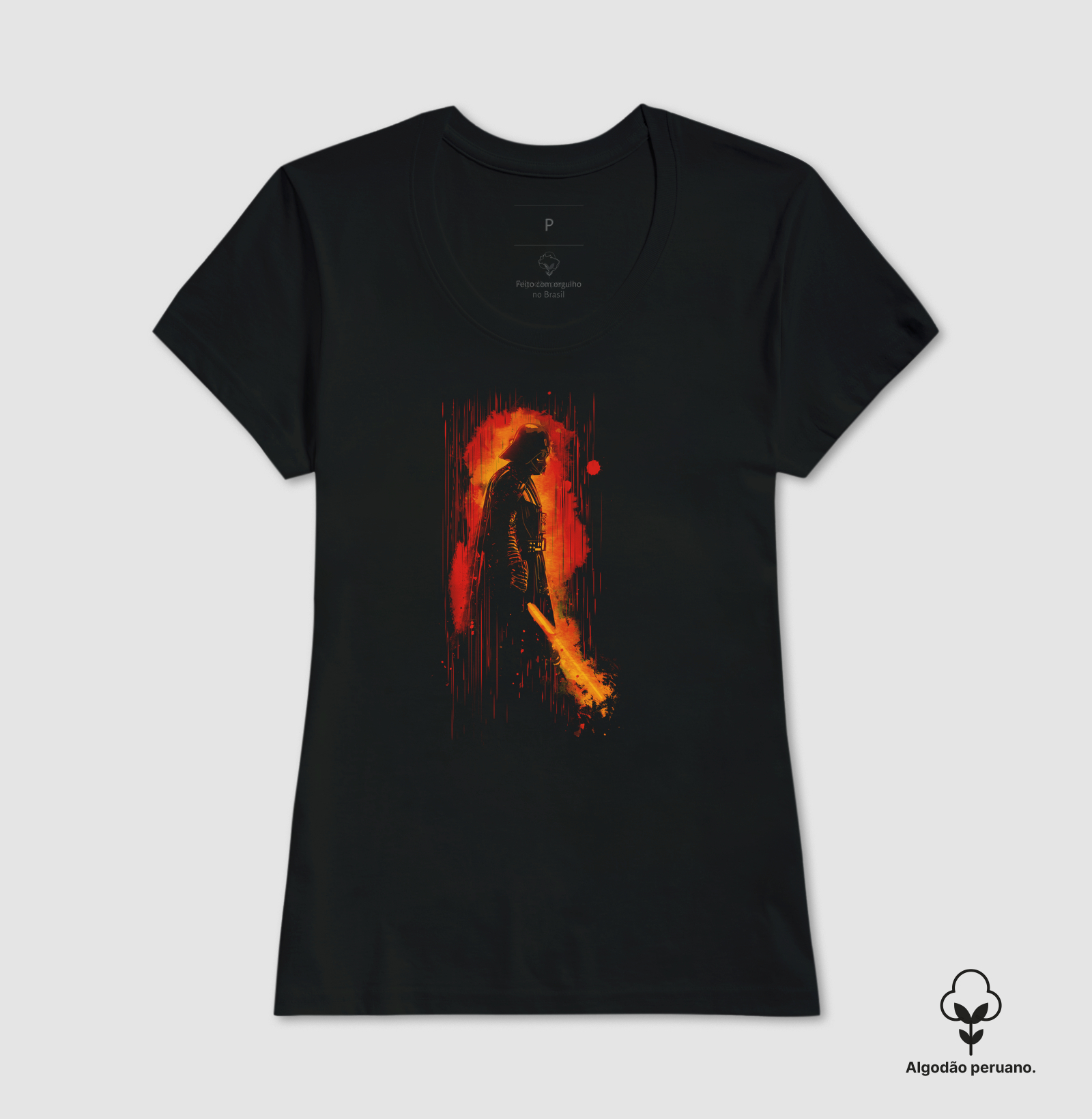 Camiseta Dark Rain Algodão Peruano - Imagem 3