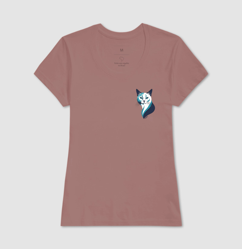 Gata Azul Minimalista - Imagem 14