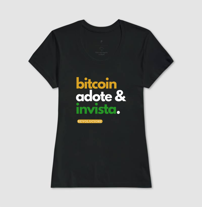 Camiseta Bitcoin Adote & Invista - Imagem 4