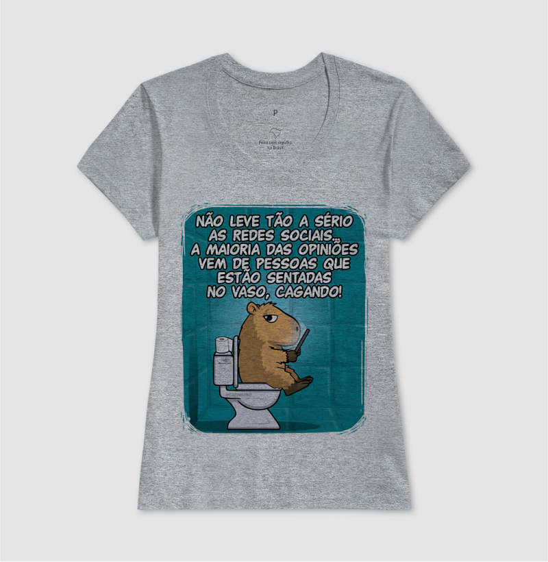 Camiseta Capivara Banheiro - Imagem 9