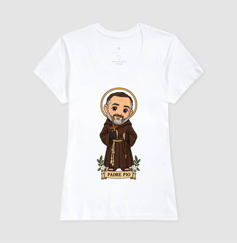 Padre Pio estilo chibi - Imagem 5