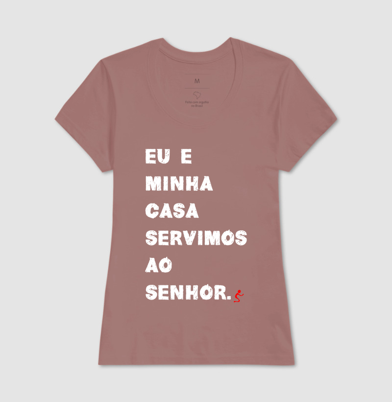 Camiseta Cristã Eu e Minha Casa Serviremos ao Senhor - Imagem 17