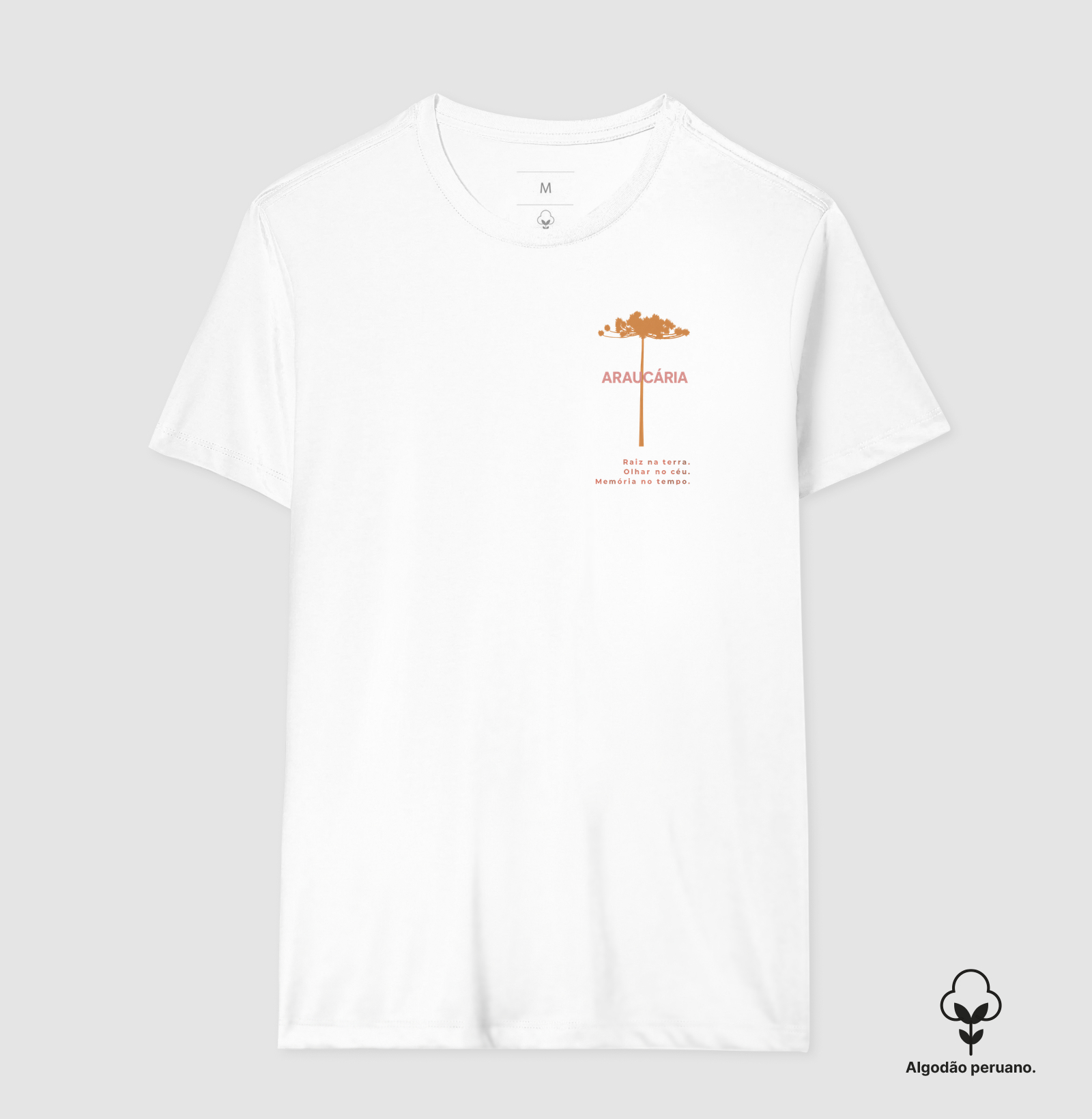 Camiseta Unissex Araucaria Raiz Na Terra  - Imagem 8