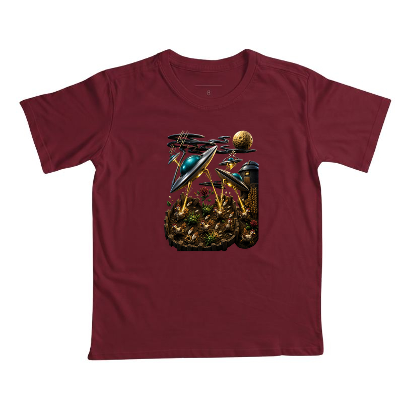 Camiseta Infantil  Atack Alien - Imagem 9