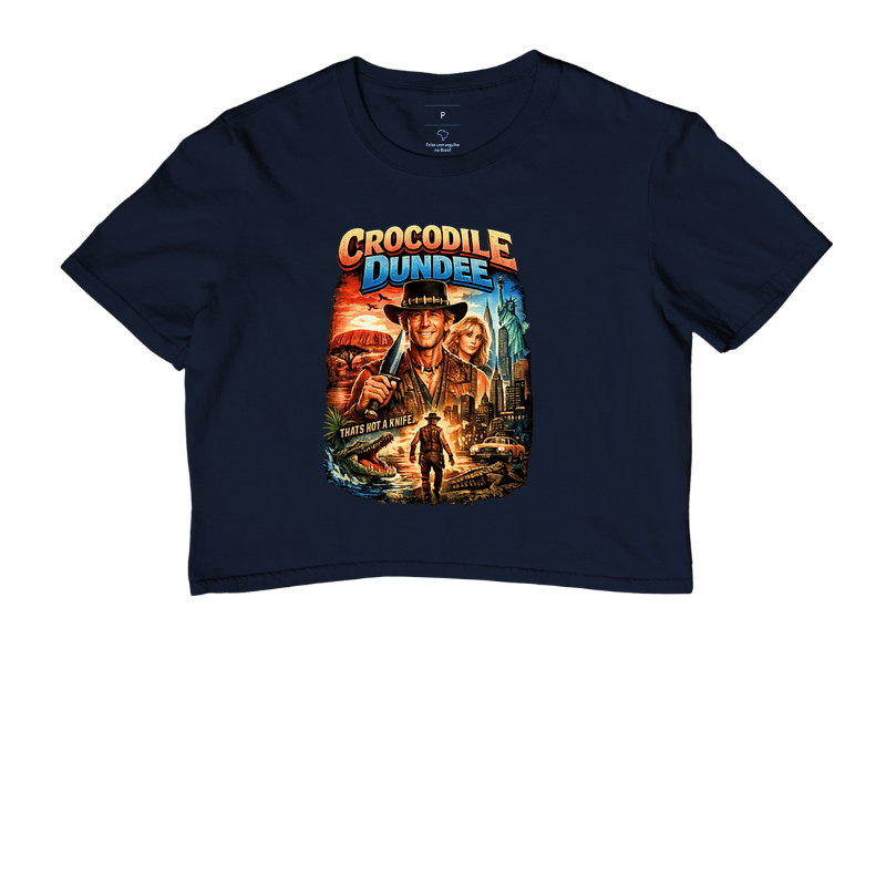 Camiseta Crocodilo Dundee Knife - Imagem 4