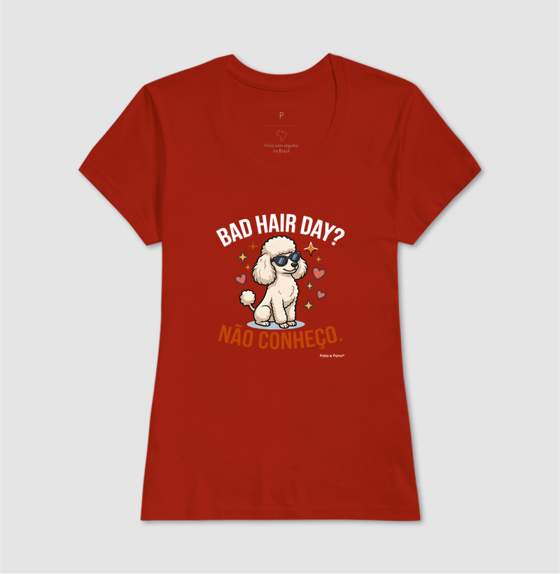 CAMISETA POODLE BAD HAIR - Imagem 11