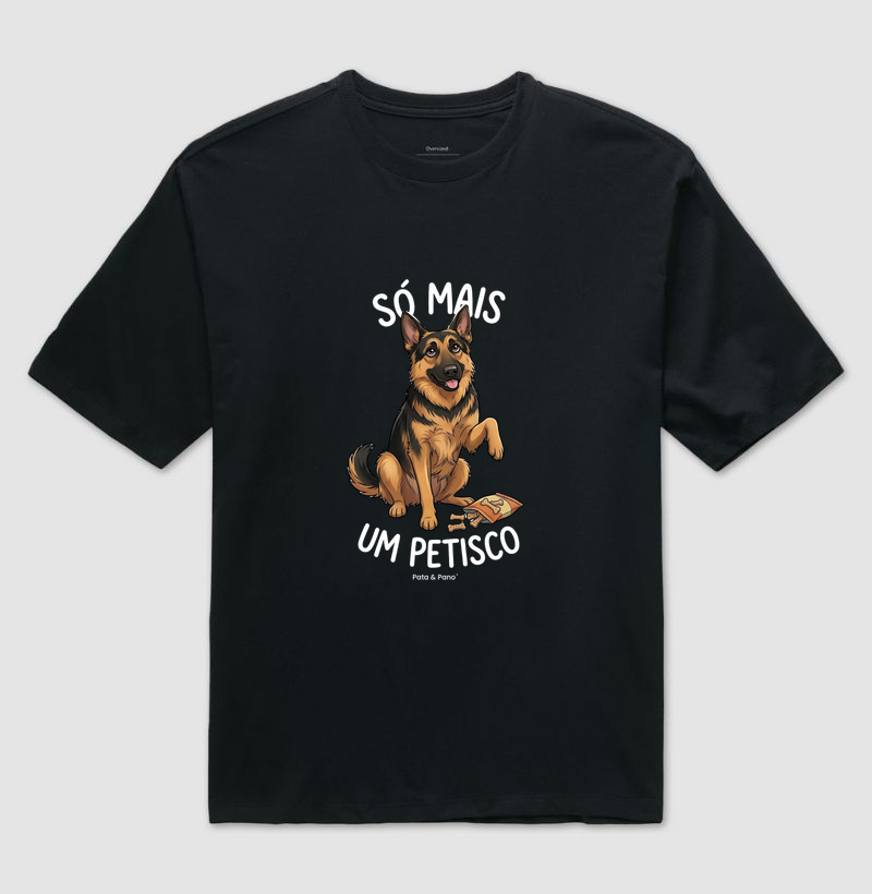 CAMISETA OVERSIZED PASTOR ALEMÃO PETISCO - Imagem 2