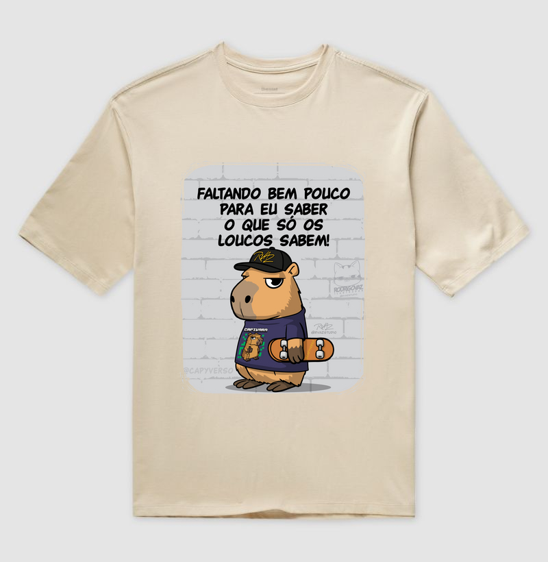 Camiseta Capivara só os loucos - Imagem 3