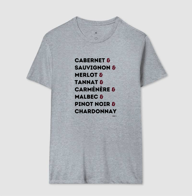 Camiseta Vinho - Nome das Uvas - Imagem 8