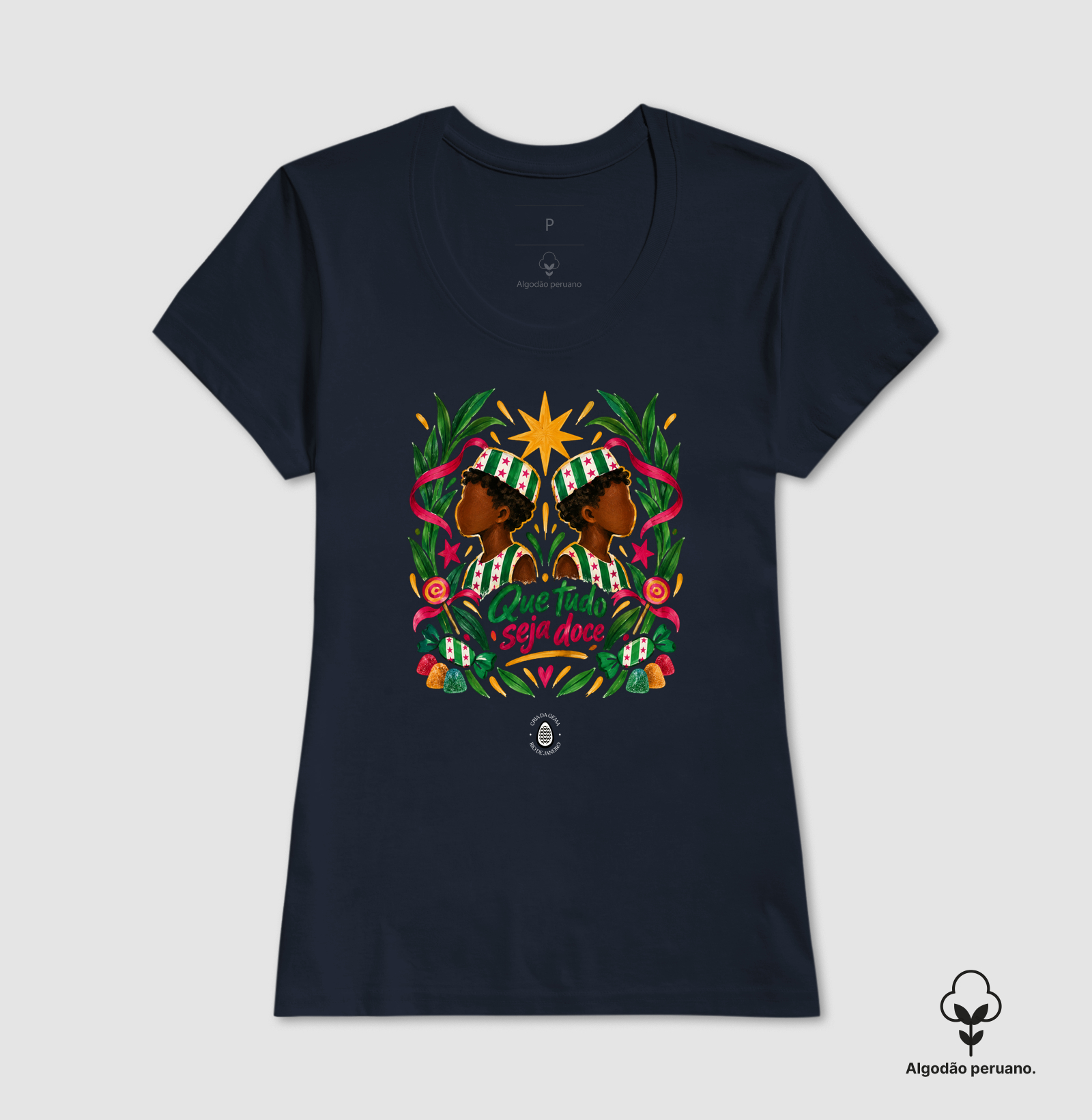 Camiseta Algodão Peruano Que tudo seja doce - Imagem 7
