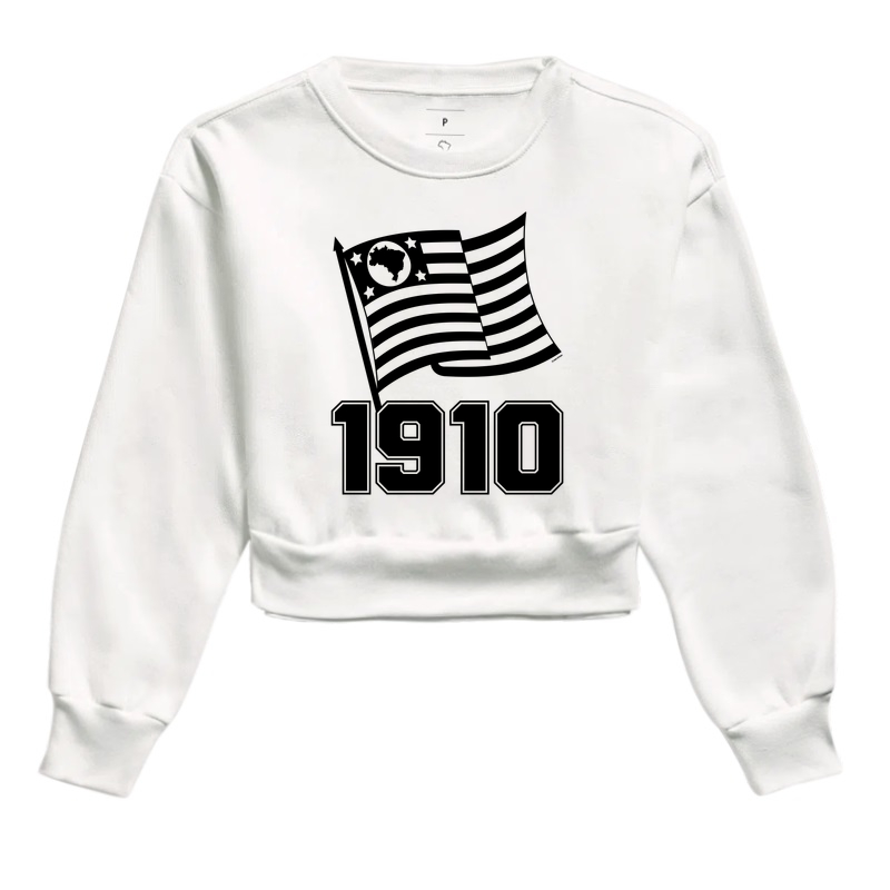 Moletom Cropped - Bandeira Paulista 1910
