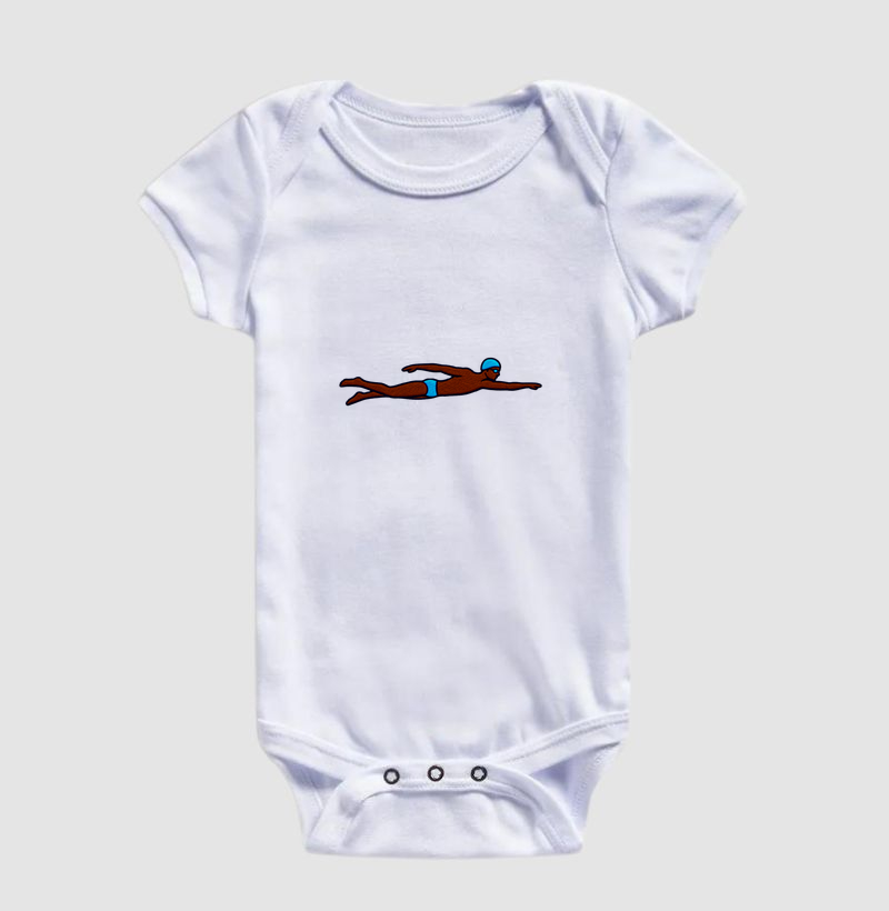 Body Infantil Natação - Nadador Crawl (2) - Imagem 2