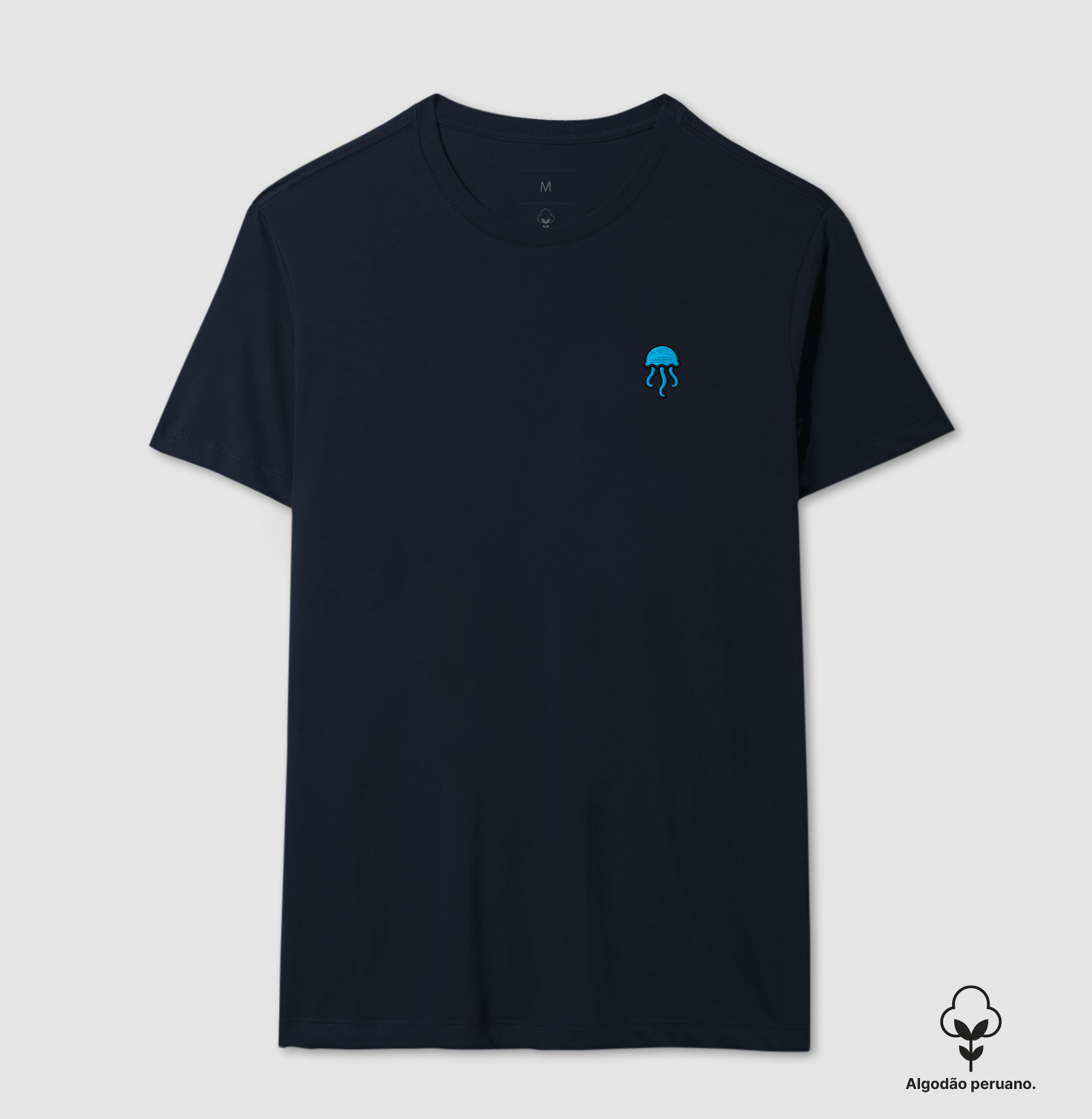 Camiseta Algodão Peruano - Raia Nove - Água-viva - Imagem 4