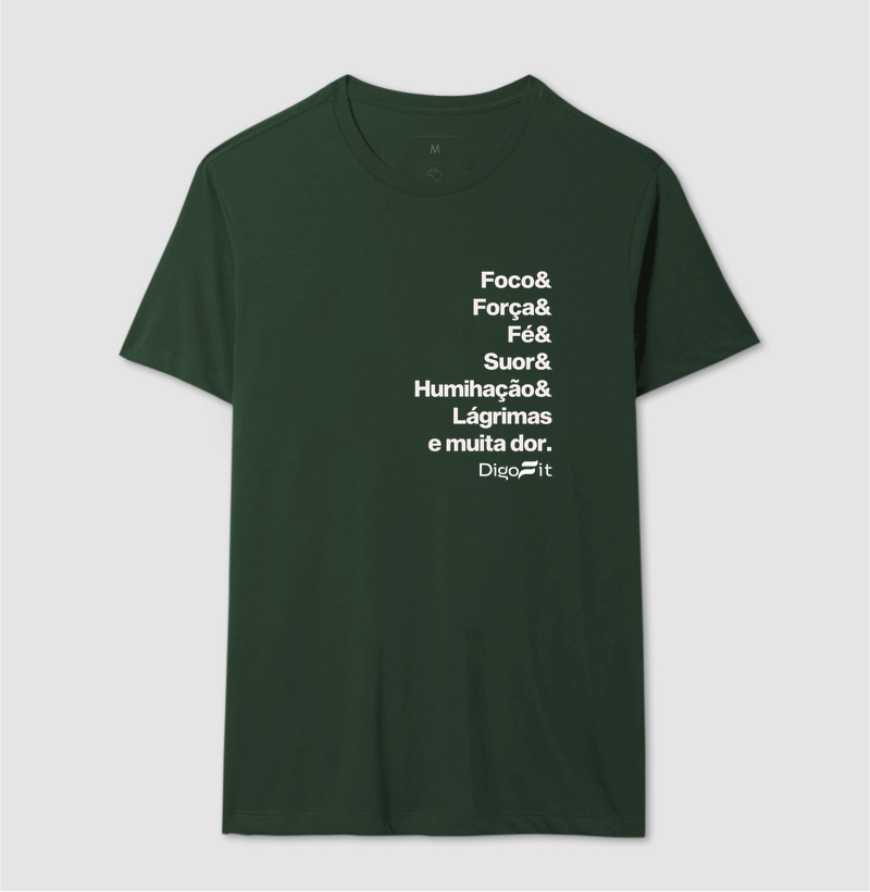 CAMISETA ACADEMIA FOCO E MUITA DOR - Imagem 12