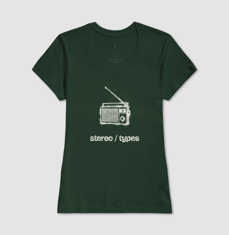 Rádio Portátil · Carvão · Traço Claro · STEREO TYPES - Imagem 9