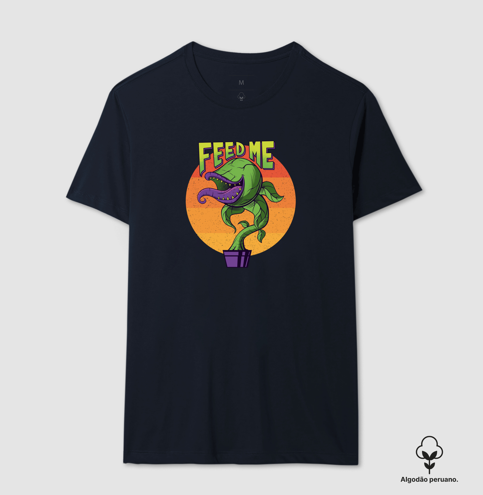 Camiseta Algodão Peruano Planta Faminta - Imagem 4