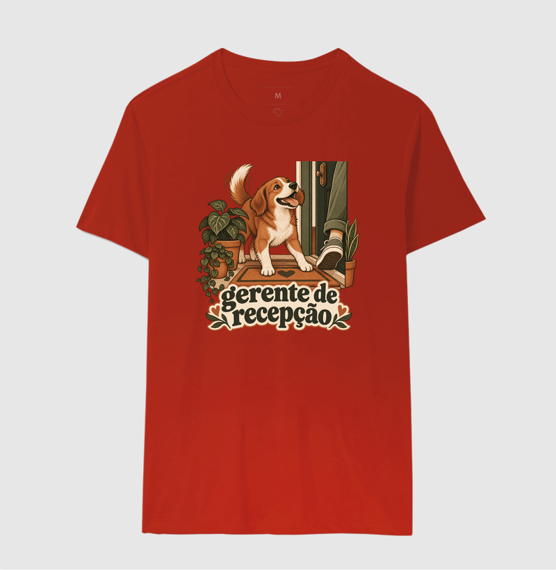 Camiseta Cachorro Recepção "gerente de recepção" | Pelo & Pano - Imagem 10