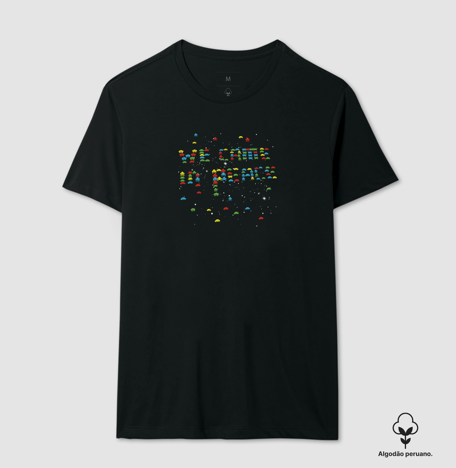 Camiseta We Came in Peace Algodão Peruano - Imagem 2