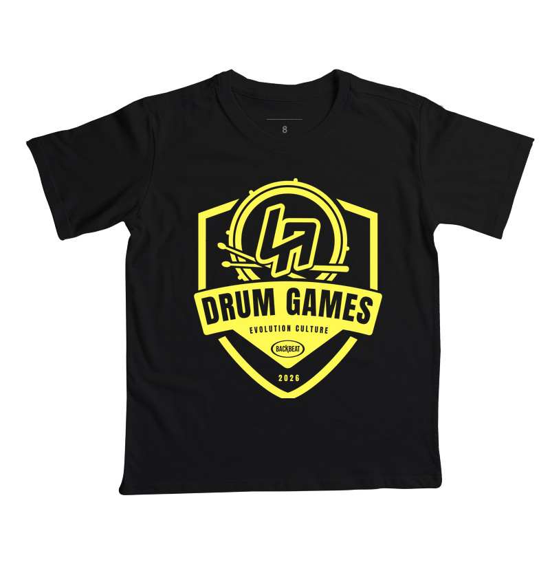 Camiseta Infantil ALUNO L.A Drum Games | Campo Grande (TIME AMAREL0)