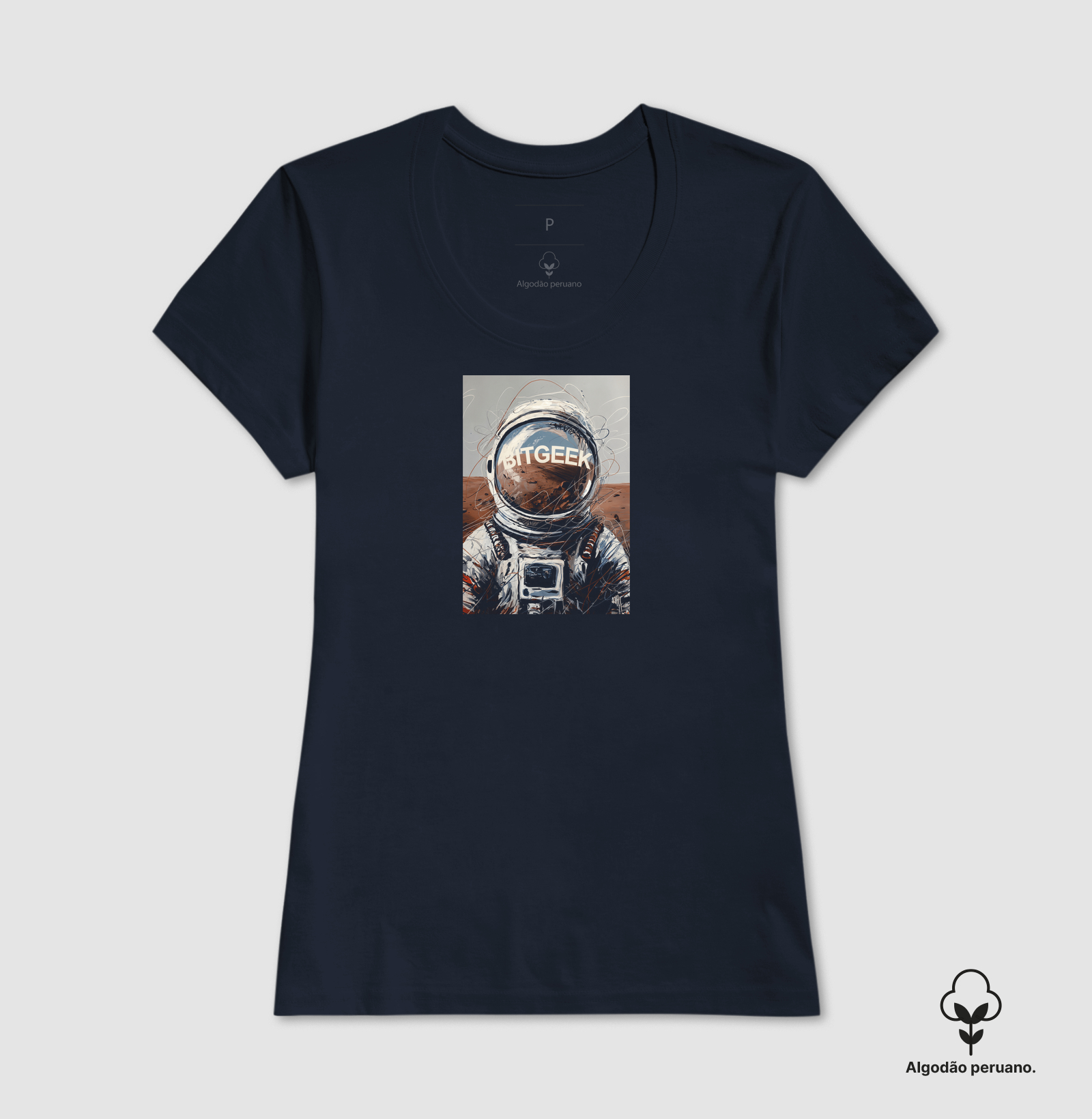 Camiseta Algodão Peruano Oficial BitGeek - Imagem 5