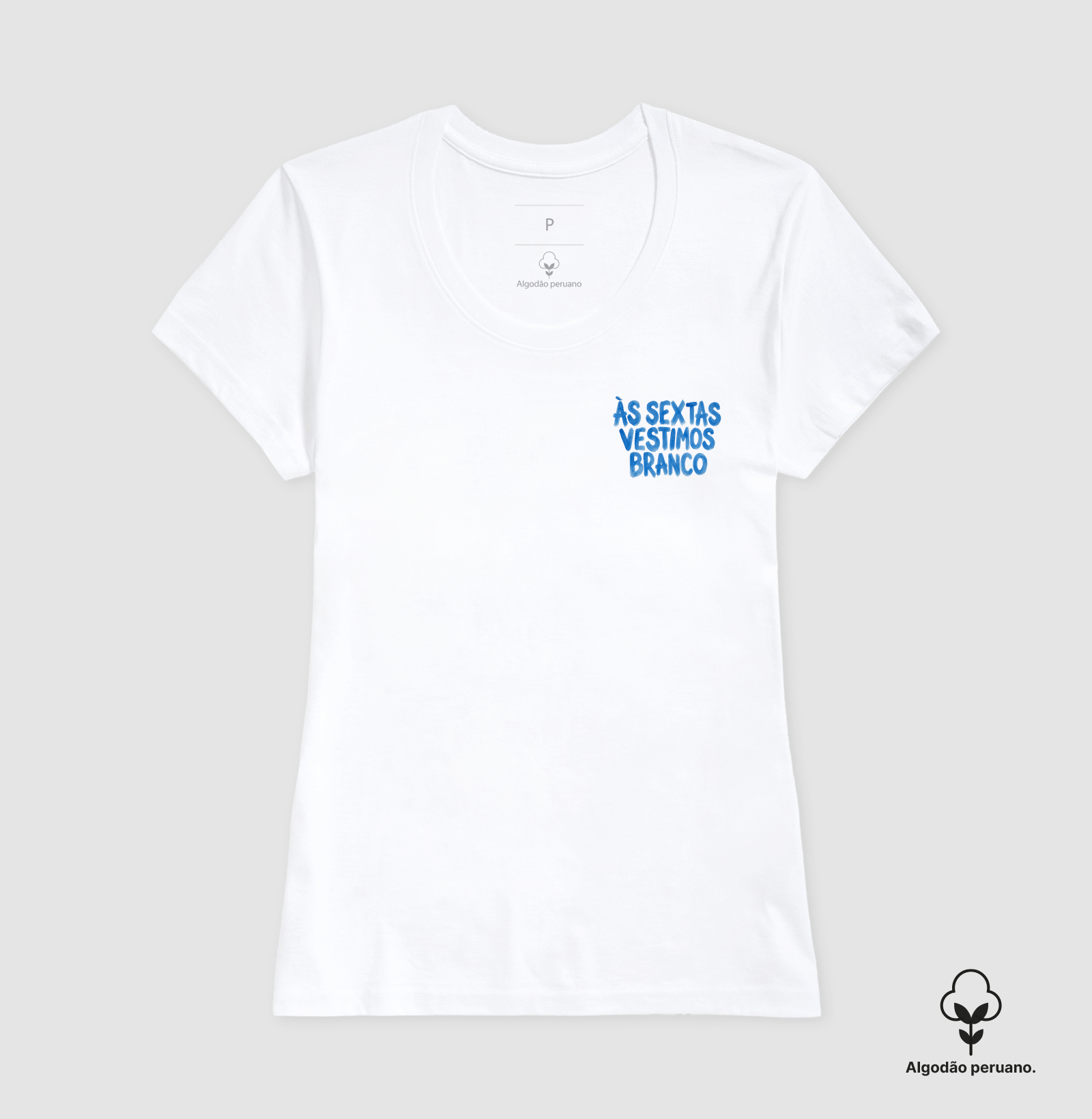 ÀS SEXTAS VESTIMOS BRANCO MINIMAL (NOVA) - Imagem 3