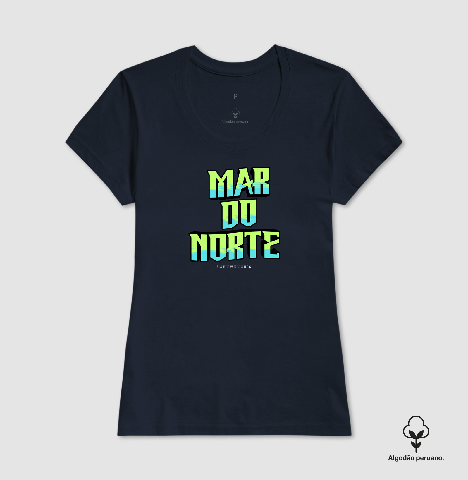Camiseta Algodão Peruano Mar do Norte - Imagem 5
