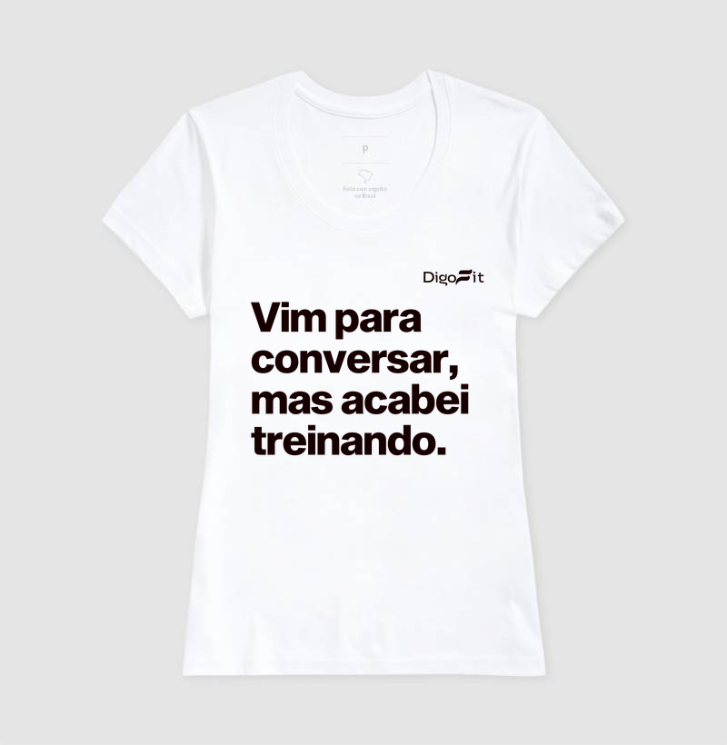 CAMISETA ACADEMIA VIM PARA CONVERSAR - Imagem 5