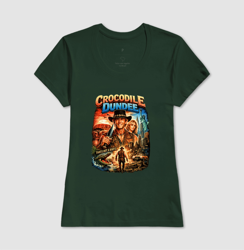 Camiseta Crocodilo Dundee Knife - Imagem 13
