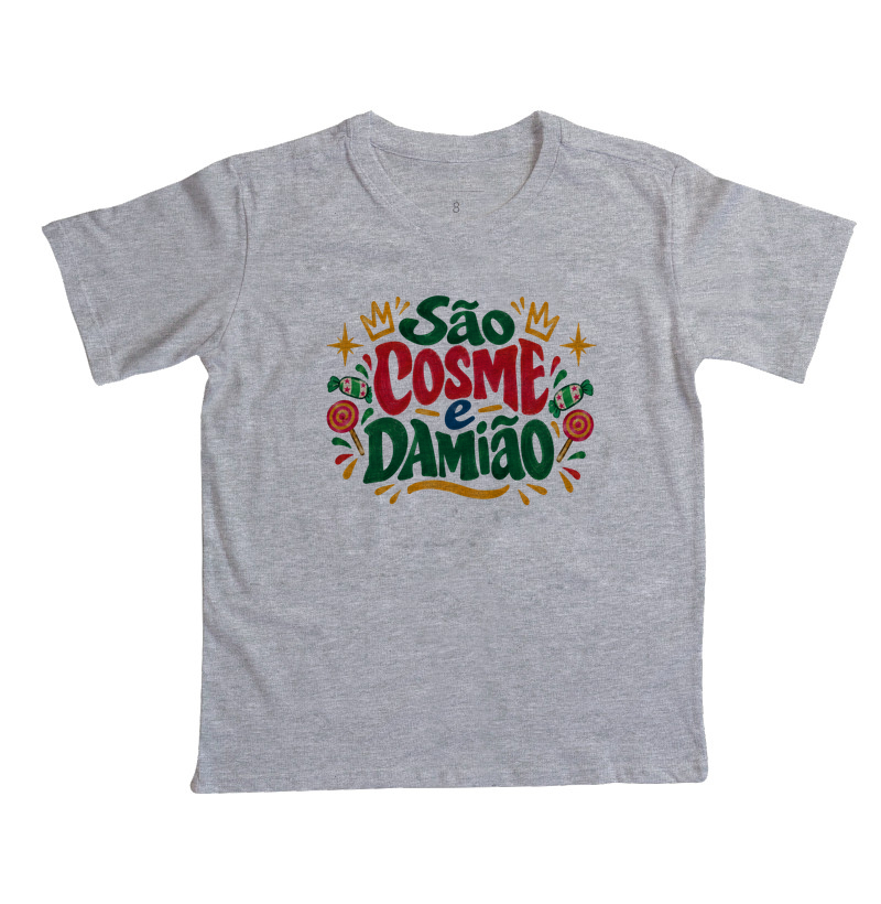 Camiseta Infantil São Cosme e Damião - Imagem 5