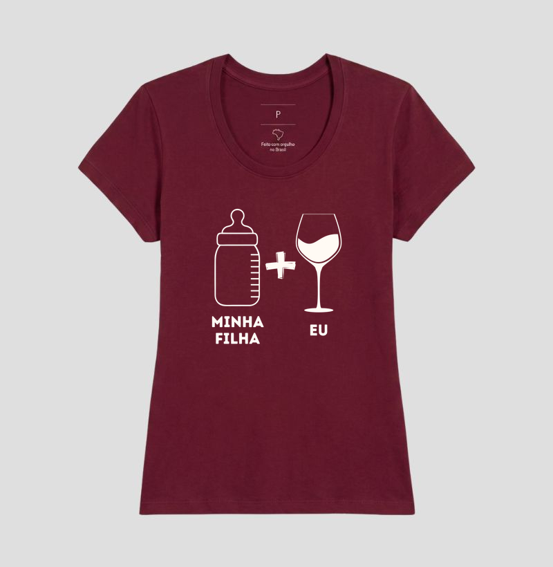 Camiseta Vinho - Eu e Minha Filha - Imagem 18