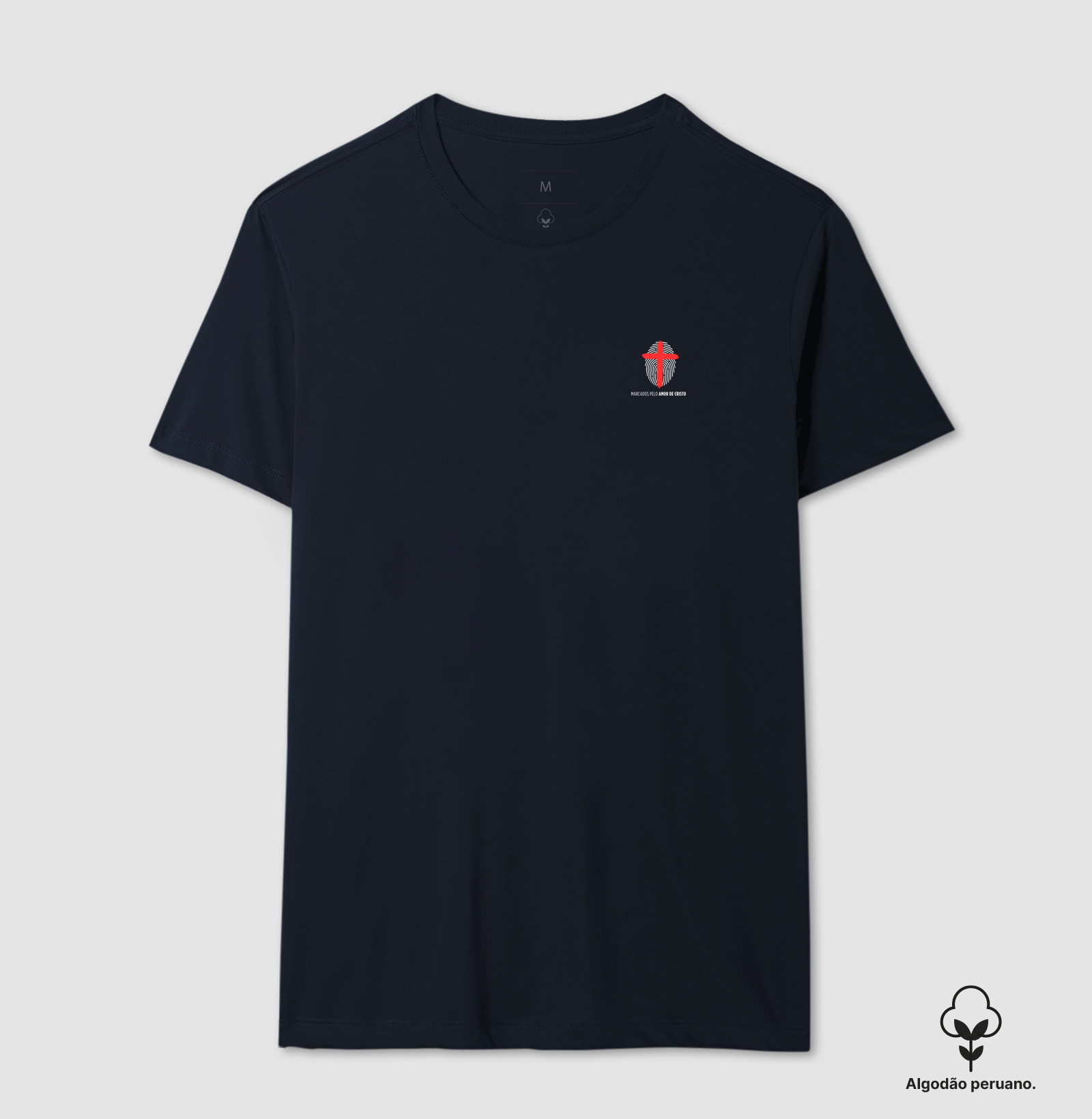 Camiseta Algodão Peruana Marcados pelo amor de Cristo - Imagem 4