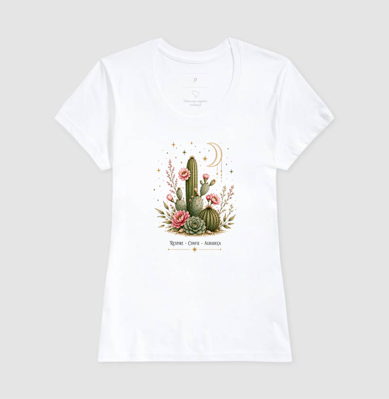 Camiseta Flor no deserto - Imagem 5