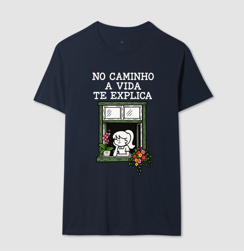 Camiseta No Caminho a Vida Te Explica (estampa G) - Imagem 6