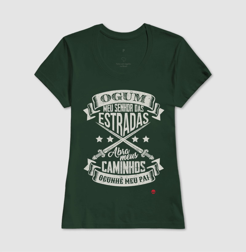 Camiseta Umbanda Orixá Ogum - Abra meus caminhos - Imagem 11