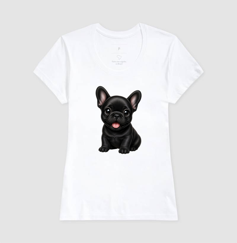 Bulldog (Buldogue) Francês Preto - Desenho Animado - Imagem 5